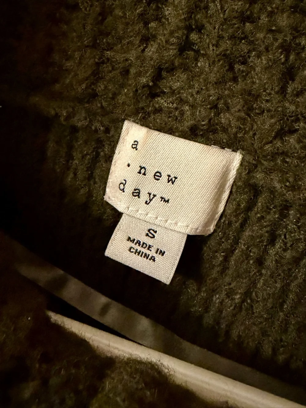 a new day — Olive Green Ribbed Half-Zip Sweater - Picture 2 of 2